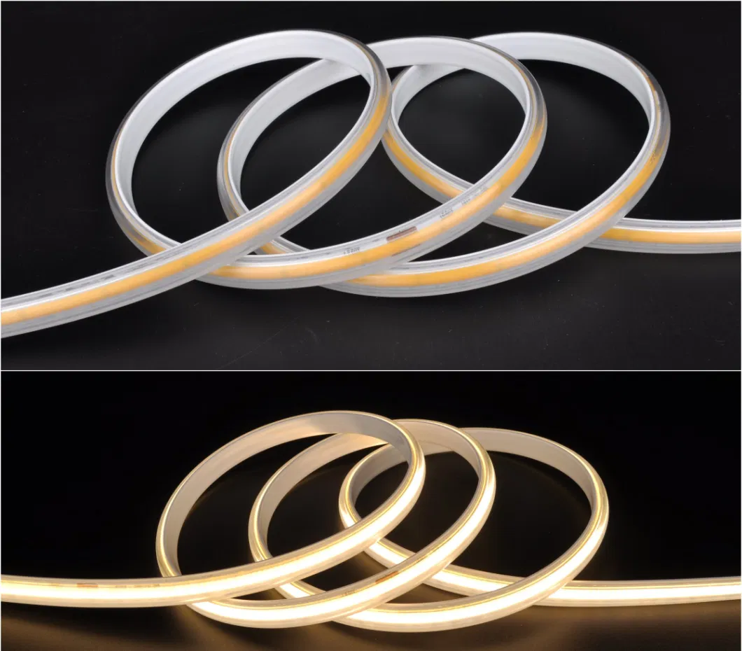 220V COB Tape Flexible Lighting Dotless IP65 Rope Lights LED Strip Light