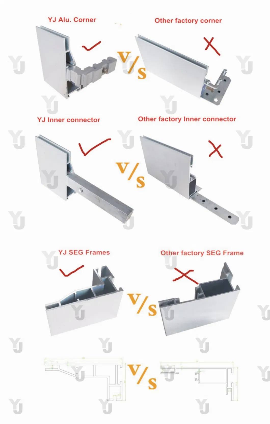 Aluminum Silicone Fabric Frames Tradeshow Seg Lightbox Advertising Backlit LED Light Box