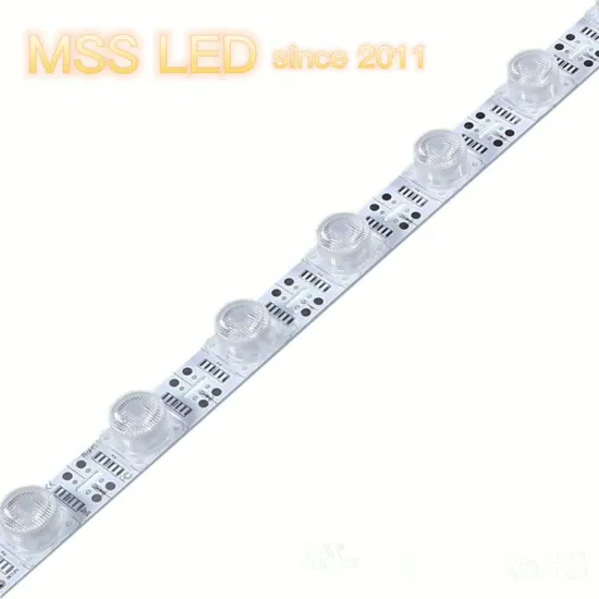 Edgelight 알루미늄 PCB 12V 24V 흰색 SMD 3030 라이트 박스 측면 광원 LED Edgelit Bar