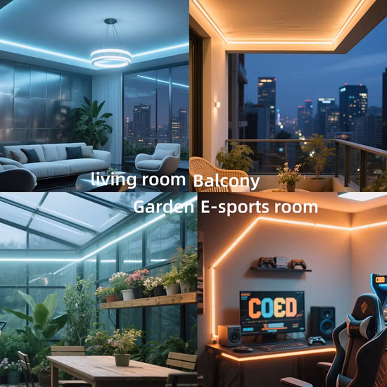 LED 스트립 CCT COB CE RoHS 조명 고밀도 LED 테이프 스트립 조명 12V 24V 유연한 COB LED 스트립 조명